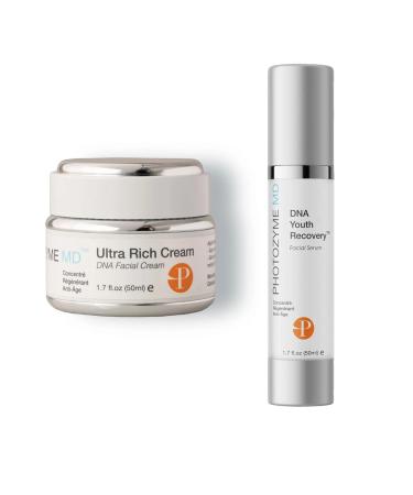 Photozyme Ultra Rich DNA Facial Cream + DNA Youth Recovery Facial Serum