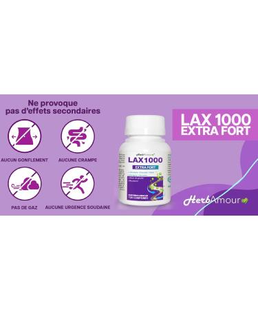 LAX1000 | Strong Natural Laxative | 120 High Dose Tablets With Active Senea | Constipation Relief For Intestinal Transit Swollen Stomach Lazy Bowel & Abdominal Swelling - Buy Online on GoSupps.com