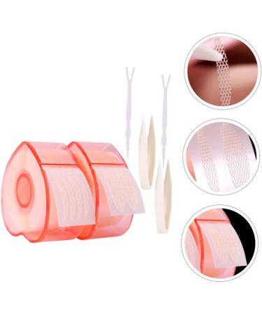 minkissy 2 Roll Lace Double Eyelid Sticker Eye Lift Tape for Droopy Lid Women Eyelid Strip Self- Adhesive Eyelid Stickers Hooded Patch Double Eyelid Fiber - Buy Online on GoSupps.com
