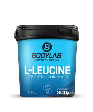 Bodylab24 L-Leucine Essential Amino Acid 300g pure L-Leucine powder without any further additives powder supplement for protein supply tasteless no added sugar gluten and lactose free - Buy Online on GoSupps.com