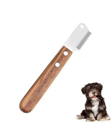 Vastseea Professional trimmeter dog trimmeter with wooden handle ergonomically shaped handle for right -handed applicable for animal care most dogs