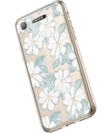Morechioce Sony Xperia XZ1 Case - Ultra Thin Transparent Silicone Flower Design Crystal Clear Protective Cover & Bumper - Buy Online on GoSupps.com