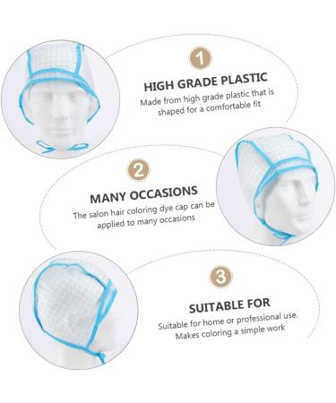 FRCOLOR 18 Pieces Highlighter Hat Hair Bleaching Cap Icing Cap Salon Hair Styling Accessories Hair Dye Brush Hair Dye Set Tipping Cap Hats Shell Household Sports Hair Dye Cap - Buy Online on GoSupps.com