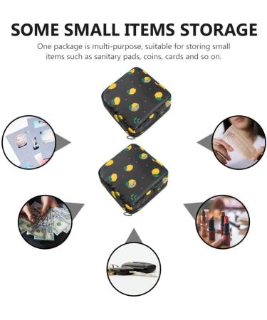 Heallily Sanitary Storage Pocket - 2 Pack Zip Containers for Period Pads | Ideal for Teenagers & Women | International Shipping Available - Buy Online on GoSupps.com