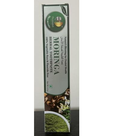 Moringa Toothpaste Herbal Fluoride Free 100% Vegetable Base