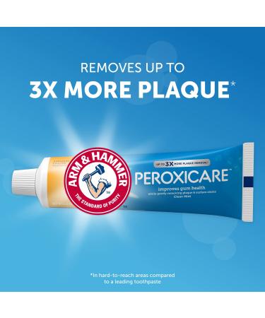 Arm & Hammer Peroxicare Toothpaste 6oz (4-Pack) - Clean Mint, Gum Health Boost - Buy Online on GoSupps.com
