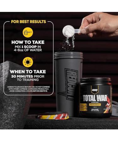 REDCON1 Total War Preworkout - 320mg Caffeine Beta Alanine Amino Acids for Energy & Endurance - Rocket Bomb Flavor (30 Servings) - Shop Internationally - Buy Online on GoSupps.com
