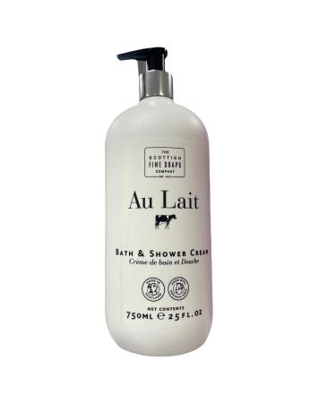 Au lait Bath & Shower Cream/Cr me de Bain Et De Douche -Made With Real Organic Milk- 750 Ml (L 25 Fl Oz)