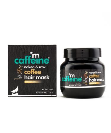 Anti Hair Fall Hair Mask - SLS & Paraben Free | Coffee Proteins & Pro Vitamin B5 | 200gm for Curly & Straight Hair | Hydrate Dry & Frizzy Hair - International Shipping Available - Buy Online on GoSupps.com