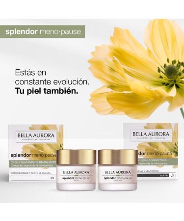  BELLA AURORA Bella Aurora Splendor Menopause Day | Firming and revitalizing cream for skin with signs of menopause | With ceramides evening primrose red clover and thyme | 50 ml - Buy Online on GoSupps.com