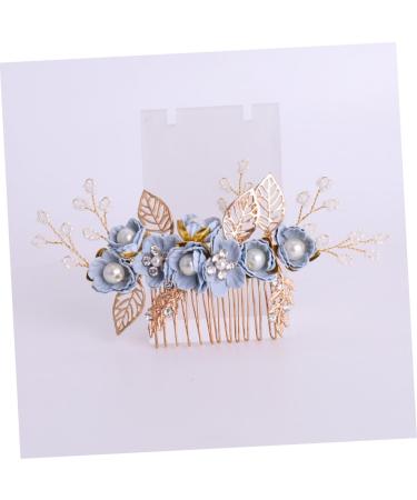 FRCOLOR 1 Set of 4 Comb Insert Rhinestone Headdress Hair Accessories with Flowers Floral Hair Accessories Comb for Touping Hair Bridal Wedding Hair Comb Set Rhinestones Child - Buy Online on GoSupps.com