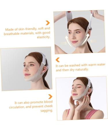 Housoutil 1pc Thin Belt Slimming Strap Chin Strap - Lifting Slimming V Shaped Eliminator Women v Line Strap Miss Silica Gel Compact - Buy Online on GoSupps.com