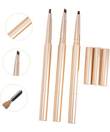 Beavorty Eyebrow Definer Pencil 3pcs Double Ended Eye Eyebrow Makeup Pencils Eyebrow Refill Pencil Eyebrow Beauty Makeup Eye Brow Pencil - Buy Online on GoSupps.com