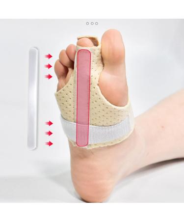 Adjustable Hammer Toe Cushion & Straightener with Aluminum Bar - Toe Corrector for Recovery & Alignment - Buy Online on GoSupps.com