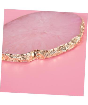 Gogogmee Nail Gel Nail Rest Stand Resin Nail Round Cosmetic Painting Palette Makeup Palette Make up Nail Set Pink Medium - Buy Online on GoSupps.com