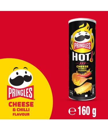 Pringles Flame Cheese and Chilli Tile Chips 160g - Buy Online on GoSupps.com