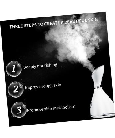 BIUDECO Household Steaming Face Instrument Beauty Steaming Face Instrument Nano Cleansing Instrument White - Buy Online on GoSupps.com