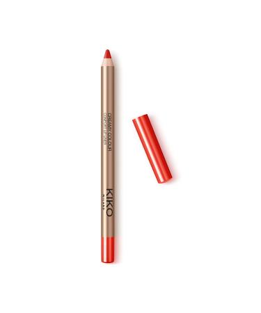 KIKO Milano Creamy Colour Comfort Lip Liner 16 | Long-lasting Lip Pencil 16 Coral