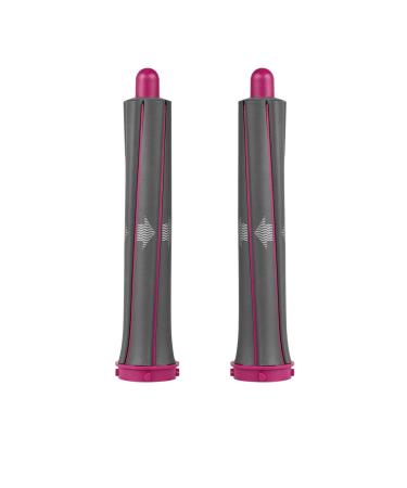 1 Pair Hair Curling Barrels for Airwrap 30mm/1.2in with 2 Adaptors for Dyson Hair Dryer Converting to Curling Iron Styler