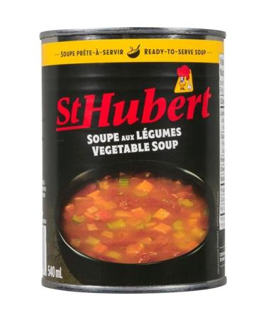 St-Hubert Soup Vegetable 540 Milliliter - 24 per case.