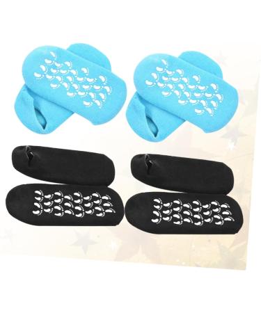 Ipetboom 2 Pairs Gel Socks for Women Overnight Short Socks for Women Moisturizing Sock Calluses Socks Feet Moisturizer Socks Ladies Socks Spa Socks for Dry Feet Nursing Socks Women's Foot - Buy Online on GoSupps.com