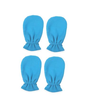 Beaupretty 4 Pairs Maintenance Care Gloves Paraffin Wax Hand Mitts Mittens Kids Paraffin Wax Mitts for Hands Wax Hand Gloves Hand Care Spa Mittens Thermal Mitts Miss Insulation Heater Flannel