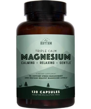 Natural Rhythm Bone & Heart Bundle: Triple Calm Magnesium + Vitamin D3, K2, & A Capsules - Buy Online on GoSupps.com
