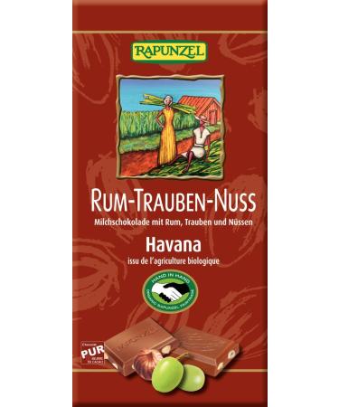 Rapunzel Rapunzel Rum Nut Chocolate HH (1 x 100 g) - Organic