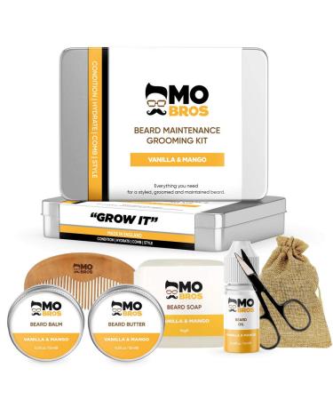 Beard Grooming Kit for Men | Beard Growth Kit | Beard Care Kit | Vanilla & Mango