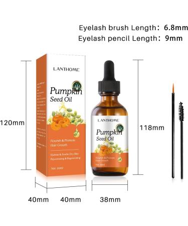 Pumpkin Seed Oil Organic Pumpkin Seed Oil for Hair Growth Pure Organic Cold Pressed Natural Moisturizer Pumpkin Seed Oil Perfect For Hydrating & Repairing Dry (1PC) - Buy Online on GoSupps.com