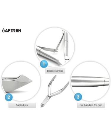 Nail Cuticle Cutter Japanese Steel Cuticle Trimmer Ingrown Toenail Manicure Treatment Tool for Men Women Kids Spa 5.5 Inch Silver - Buy Online on GoSupps.com