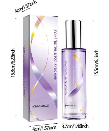 Perfumed Hair Care Essential Oil Spray Smoothing and Fluffy Hair Oil Moisturizing and Bbrightening Hair Care Oil Purple Purple 4.5 Fl Oz (Pack of 1) - Buy Online on GoSupps.com