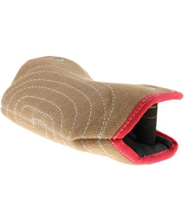 2 Handle Targeting Jute Bite Wedge Tug Toy Dogs Bite Sleeve Arm Protection for Dogs Work Dog Puppy Training Playing AOD - Buy Online on GoSupps.com
