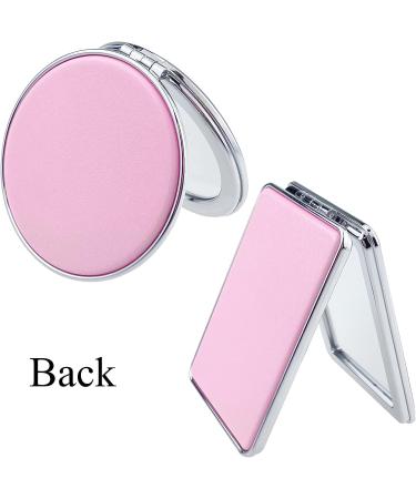 Creative Quicksand Double-Sided Makeup Mirror Set for Women - Portable Travel Compact Pocket Mirror with Glitter - 2 Pcs - Buy Online on GoSupps.com