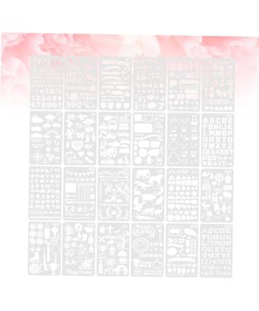 Lurrose Hollow Painting Template 48 Pcs Painting Template Kids Drawing Templates Hollow Lace Ruler Child Drawing Template - Buy Online on GoSupps.com