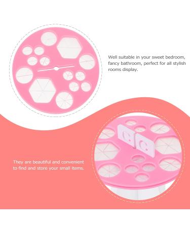 Mobestech Makeup Brush Drying Rack - Creative Acrylic Organizer for Cosmetic Brushes - Pink Storage Holder - Buy Online on GoSupps.com