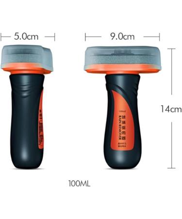 Louisx Glass Cleaning Board Glass Cleaning Board Glass Coating for Windshield Windshield Hydrophobic 2-in-1 Glass Cleaner Plus Rain Repellent (2PCS) - Buy Online on GoSupps.com