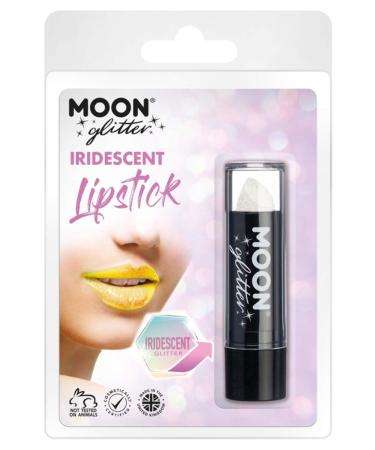 Smiffys Moon Glitter Iridescent Glitter Lipstick White