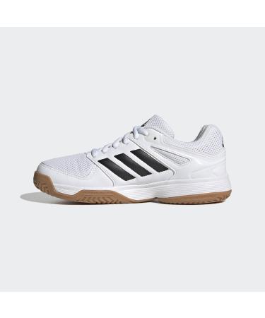 Buy adidas Unisex Kids Speedcourt Handball Shoes - Size 34 EU - Ftwr White/Core Black/Gum - International Shipping Available - Buy Online on GoSupps.com