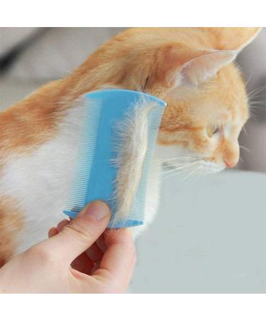 AOSEA 6 Pieces Flea Comb for Cats Dogs Lice Combs Fine Tooth Comb Grooming Set Remove Float Hair Tear Marks Tick Removal Tool White - Buy Online on GoSupps.com