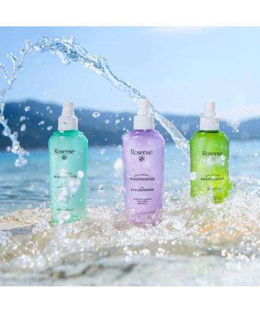 Rosense Rose Water Spray with Hyaluronic Acid - 100% Natural Vegan Facial Moisturizer & Cleanser (200ml) - Buy Online on GoSupps.com