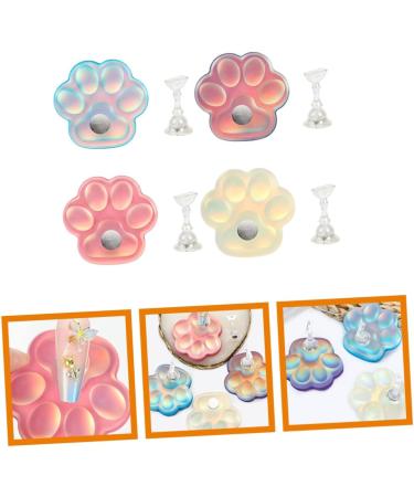 Healeved 1 Set magnetic nail holder nail kits display stand Nail supplies crystal nail holder for painting nails magnetic Symphony Accessories nail frame press on nail stand - Buy Online on GoSupps.com