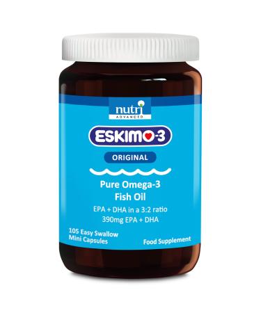 Eskimo-3 Fish Oil - Nutri Advanced - 105 Capsules Unflavoured 105 Count (Pack of 1)