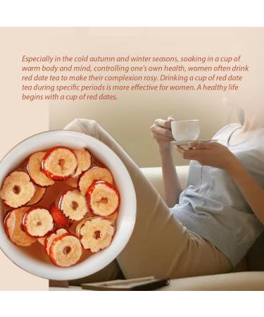 SIJIYUNLI-Red Date Slices 80g/2.82oz Superfood instant brewing without added sugar Circled jujube Crispy Slices - Buy Online on GoSupps.com