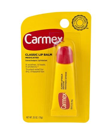Carmex Classic Lip Balm Original 0.15oz 3 Sticks (6 Packs 18 Sticks) Original 3 Count (Pack of 6)