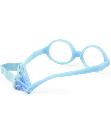 EnzoDate Baby Optical Glasses with Strap - No Screw Soft Size 39 Age 1-2 Aqua | International Shipping Available - Buy Online on GoSupps.com