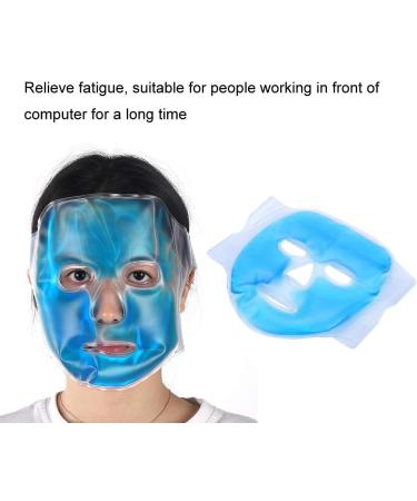 Reusable Hot Cold Gel Facial Mask Cooling Heating Skin Tightening Mask Fatigue Relief Eye Relaxing Ice Gel Mask After Working Studying - Buy Online on GoSupps.com