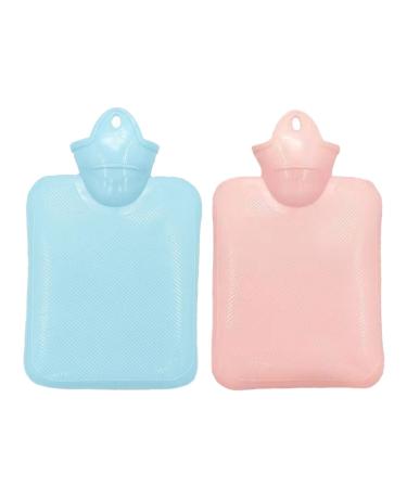 Mivaiun 2 pieces 500ml heat bottles heat bottle bags Small heat bottles warm in winter keep the pain relieved bed warmers.
