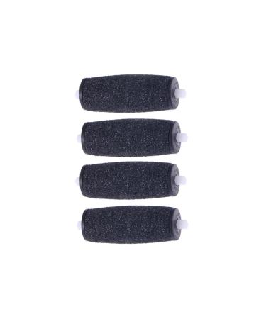 Healeved 4 Roller for Pedi Foot File Roller Waterproofing Cureta para Pedicure Zester Pen Refills Refillable Pen Electronic Foot File Refill Afro Stretch Replacement Head Exfoliating