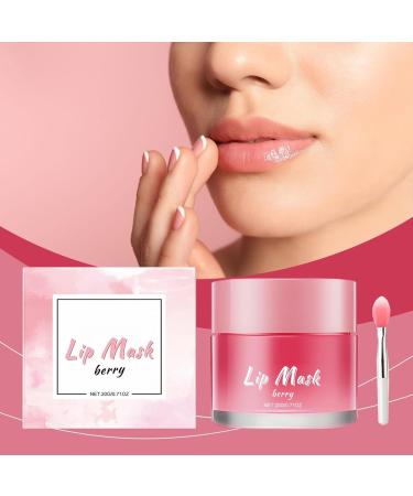 Overnight Lip Mask Lip Butter Balm: 24hrs Hydrating Repair Treatment Lip Sleeping Mask-Shea Cocoa Seed Butter/Olive Oil/Beeswax for Chapped Dry Lips Care/Moisturizer - Fade Lip Lines - Buy Online on GoSupps.com
